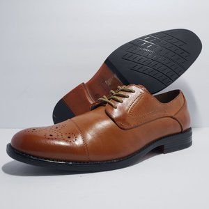 NEW Bruno Marc Oxford Men's Size 10 Dress Shoes Formal Classic Brown HALSTED-01